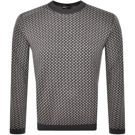 Emporio Armani Men's Textured Quarter-Zip Polo Sweater